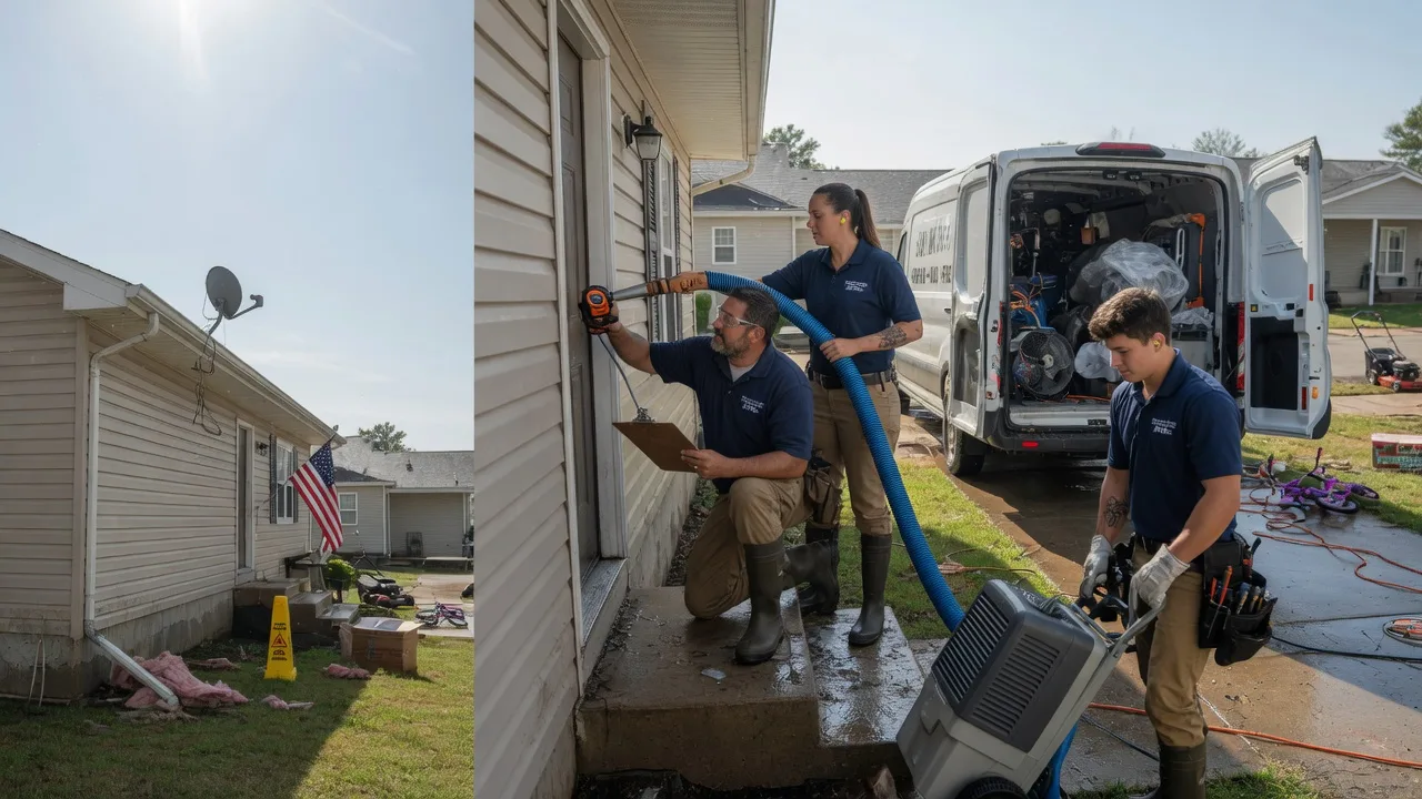 Ceiling Water Damage Restoration in North Judson, IN near me